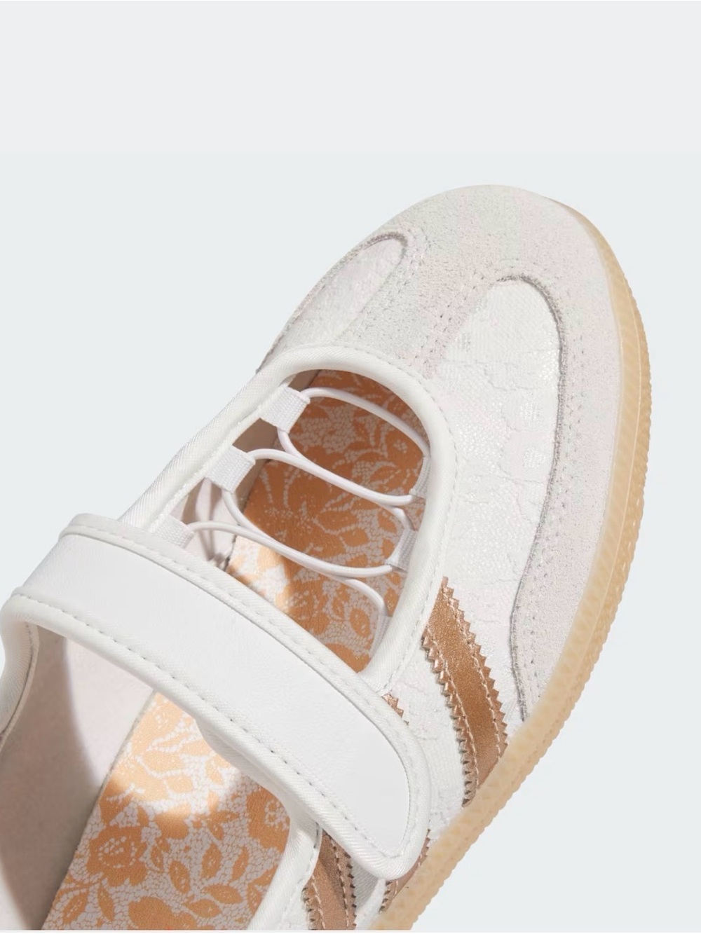 NIB Pearl & Lace Adidas Samba Mary Jane, just dropped & SOLD OUT